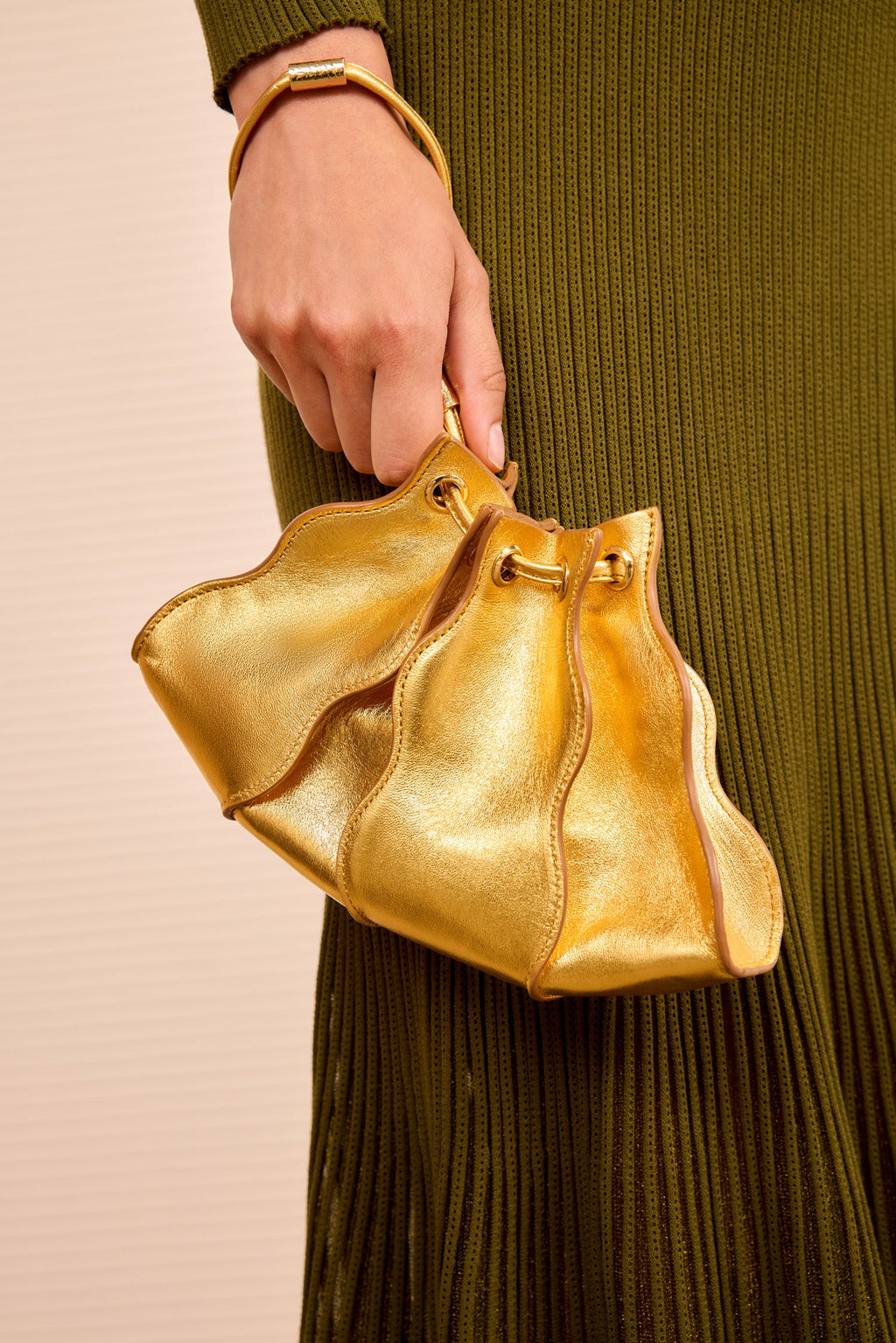 Adria Small Crossbody - Gold